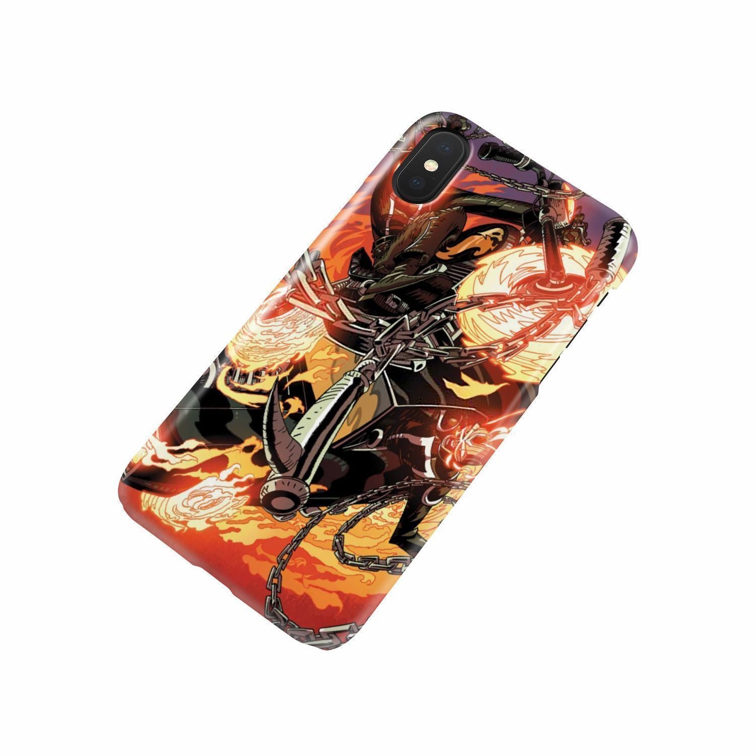 skull rider 1 phone case-Phone Case-wc-fulfillment-iPhone X-Vibe Cosy™