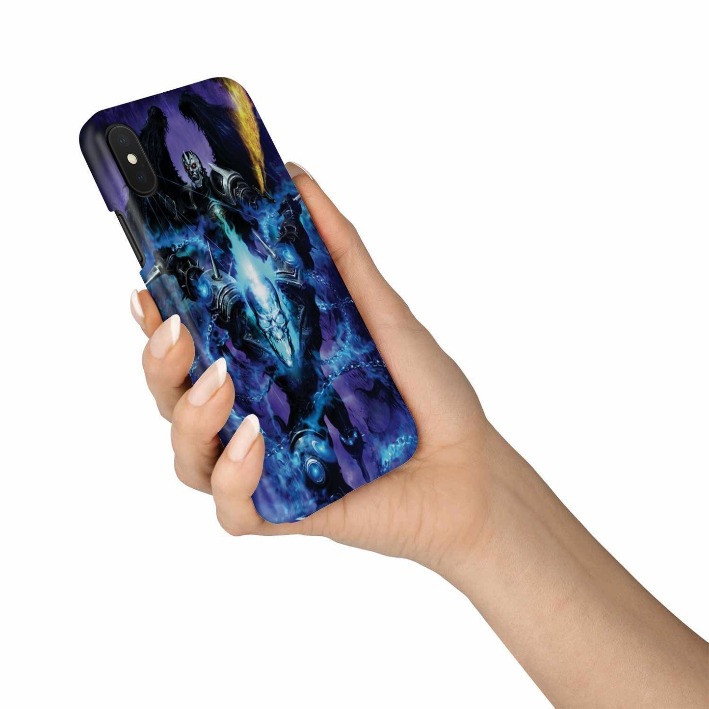 Devil and skull phone case-Phone Case-wc-fulfillment-iPhone X-Vibe Cosy™