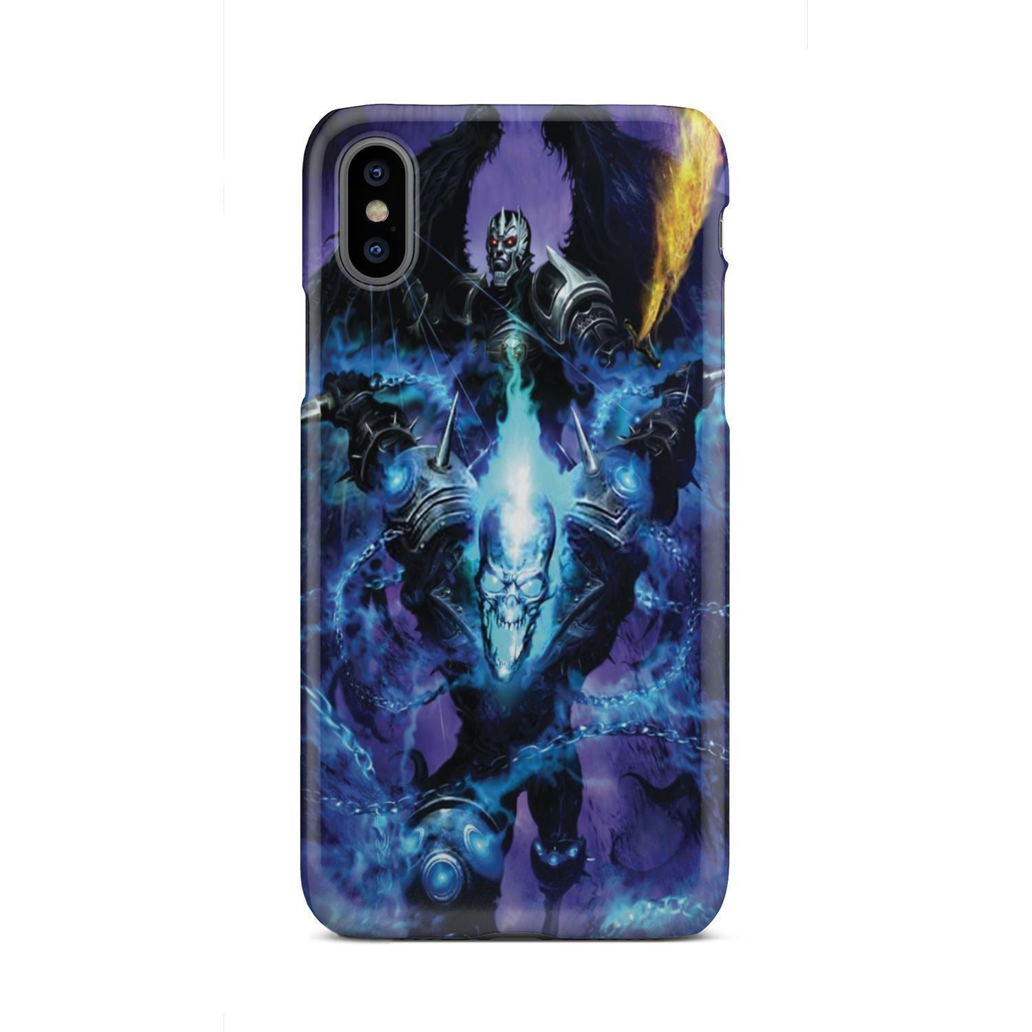 Devil and skull phone case-Phone Case-wc-fulfillment-iPhone X-Vibe Cosy™