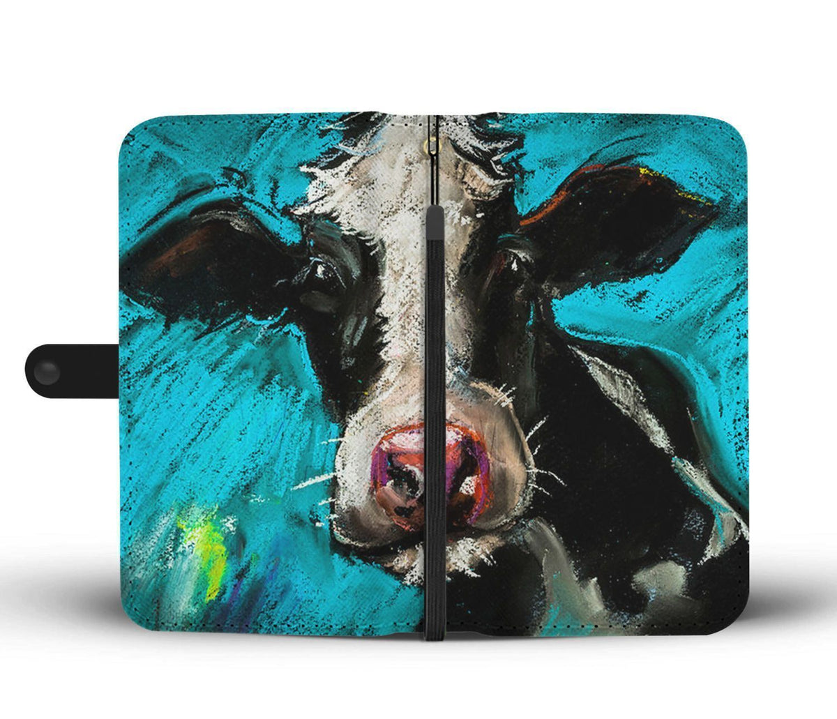 Watercolor Cow Wallet Phone Case-Wallet Case-wc-fulfillment-iPhone X / Xs-Vibe Cosy™