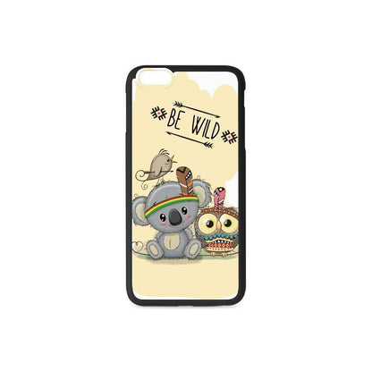 AUSTRALIA KOALA BE WILD PHONE CASE H5-RUBBER PHONE CASES-HP Arts-One Size-Rubber Case for iPhone 6/6s Plus-Vibe Cosy™