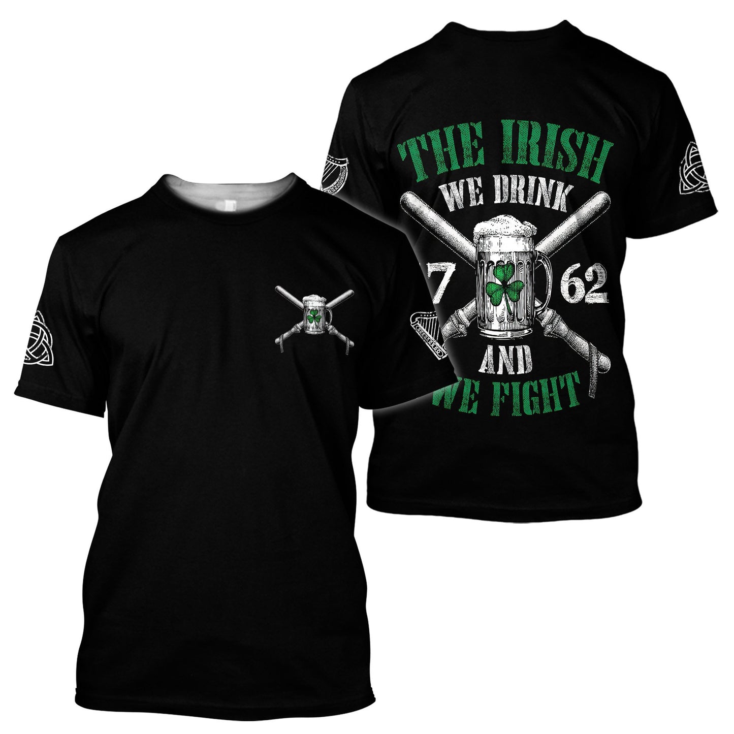 Irish Saint Patrick Day 3D All Over Printed Unisex Shirt