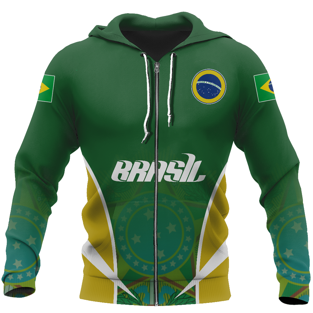 Brasil Active Hoodie-Apparel-Phaethon-Zipped Hoodie-S-Vibe Cosy™