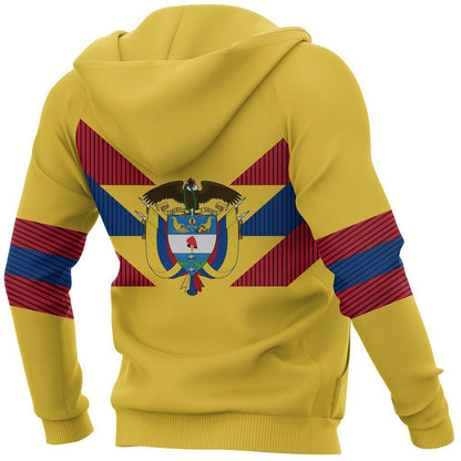 Colombia Hoodie Football-Apparel-Phaethon-Hoodie-S-Vibe Cosy™