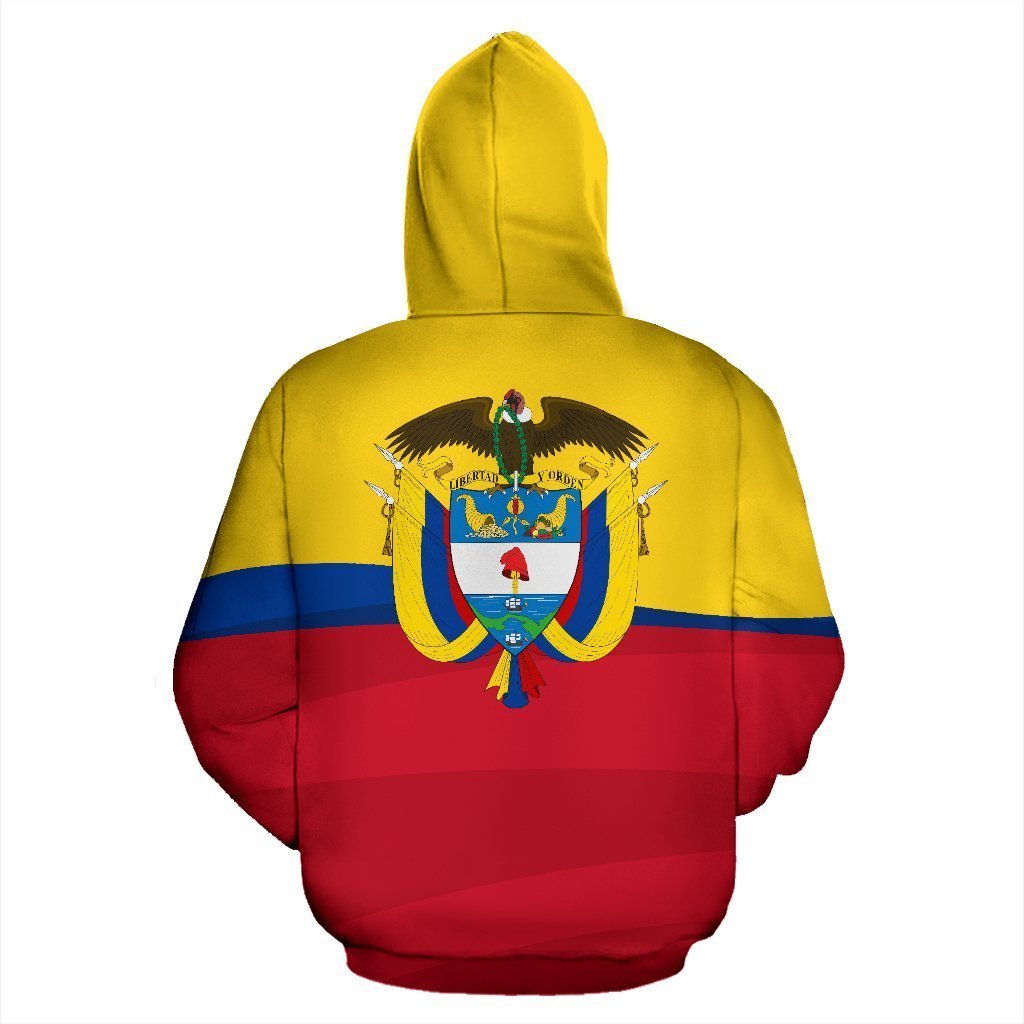 Colombia Hoodie - Special Version-Apparel-Phaethon-Zip- Up Hoodie-S-Vibe Cosy™