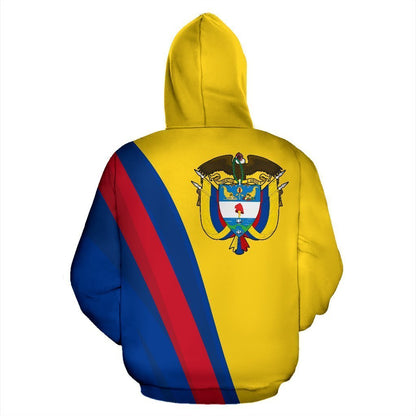 Colombia Hoodie-Apparel-Phaethon-Zip- Up Hoodie-S-Vibe Cosy™
