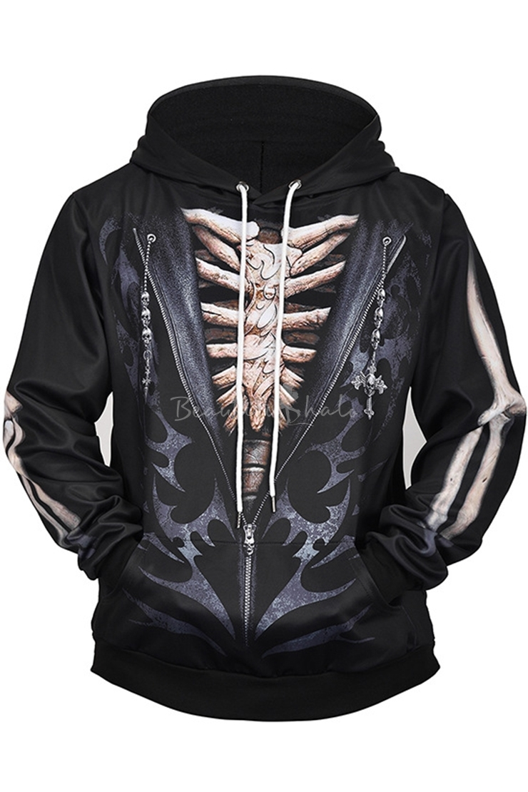Fashion 3D All Over Skull Printed For Man and Women PL05032009-Apparel-PL8386-Hoodie-S-Vibe Cosy™