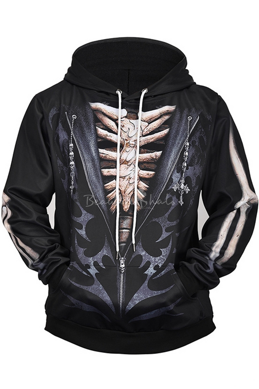 Fashion 3D All Over Skull Printed For Man and Women PL05032009-Apparel-PL8386-Hoodie-S-Vibe Cosy™