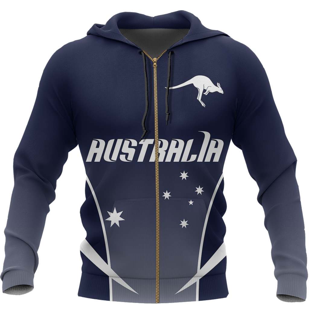 Australia Active Special Hoodie NNK 1438-Apparel-NNK-Zip-Up Hoodie-S-Vibe Cosy™
