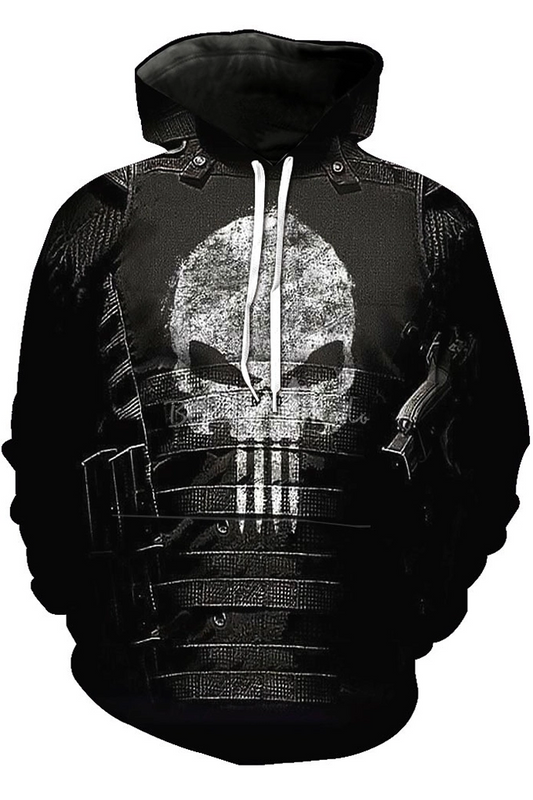 Cool Skull Printed 3d all over for men and women PL05032006-Apparel-PL8386-Hoodie-S-Vibe Cosy™