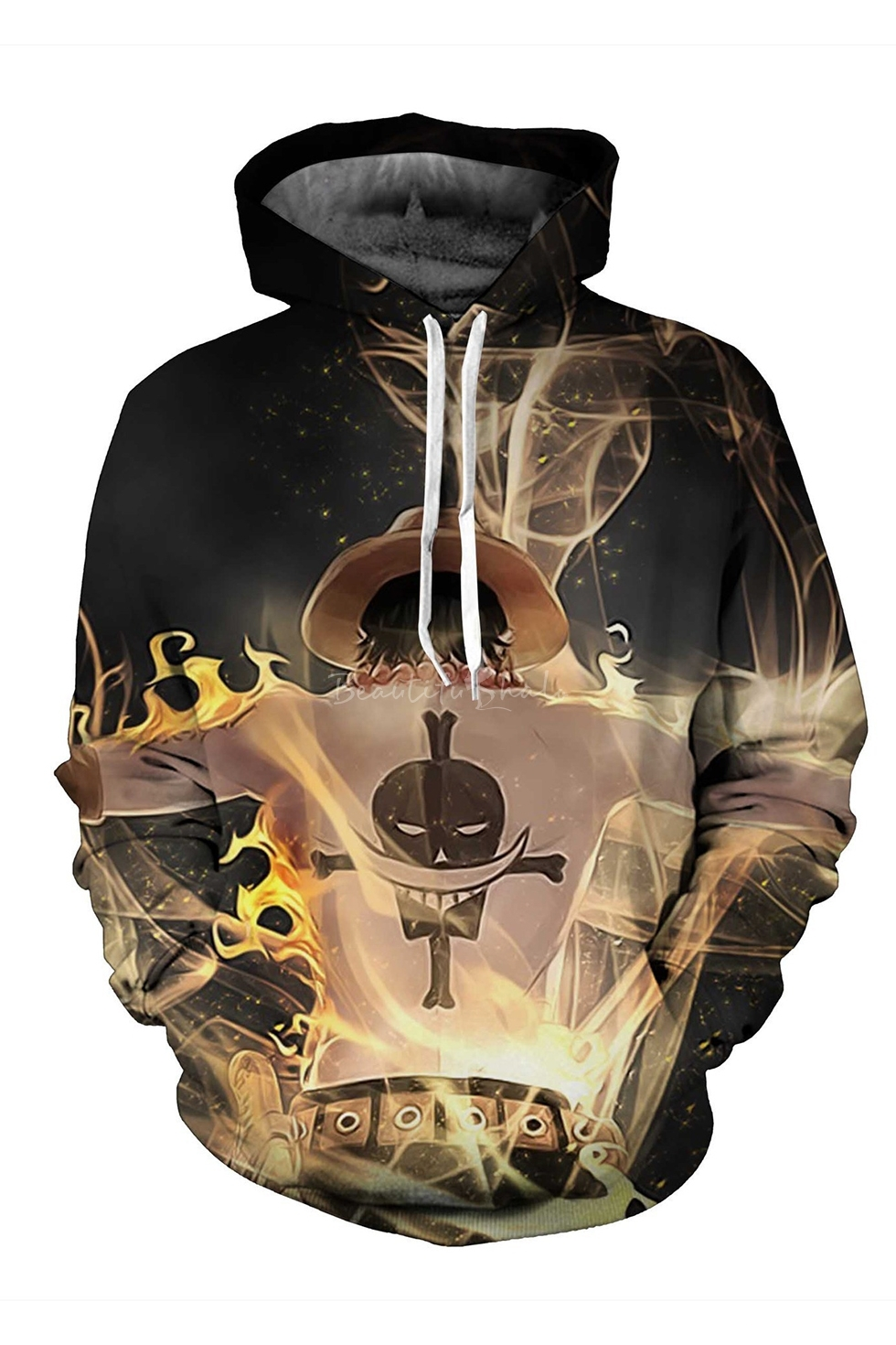 Popular Comic Figure Fire Skull 3D All Over Printed PL05032007-Apparel-PL8386-Hoodie-S-Vibe Cosy™