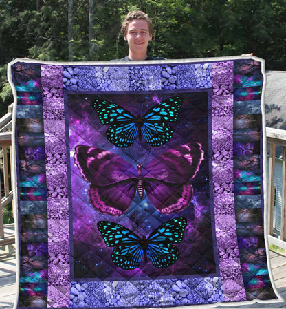Butterfly Quilt Blanket Ph1017-Quilt-PH-Queen-Vibe Cosy™