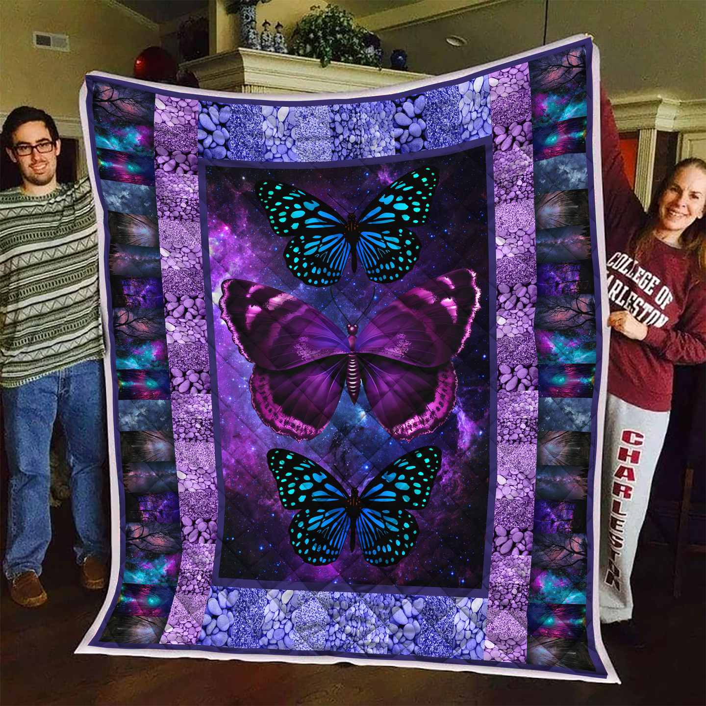 Butterfly Quilt Blanket Ph1017-Quilt-PH-Queen-Vibe Cosy™