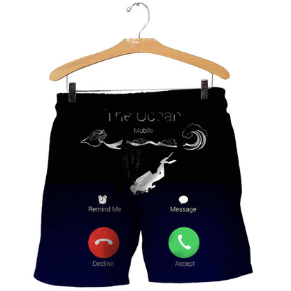 SCUBA DIVING THE OCEAN IS CALLING 3D ALL OVER PRINTED SHIRTS MP833-Apparel-MP-Hoodie-S-Vibe Cosy™