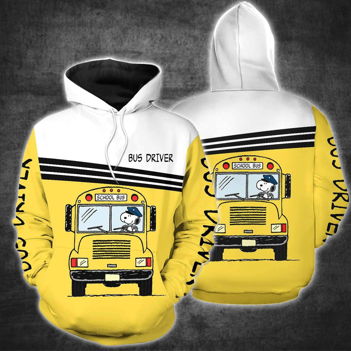 School Bus Hoodie 3D MP844-Apparel-MP-Hoodie-S-Vibe Cosy™