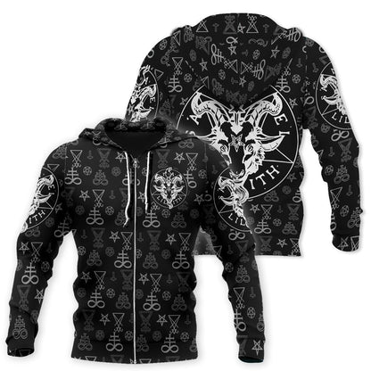 Samael Sport Satanic 3D All Over Printed Hoodie MP854-Apparel-MP-zip-up hoodie-S-Vibe Cosy™