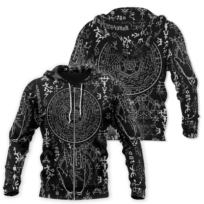 Occult Satan 3D All Over Printed Shirts Hoodie MP852-Apparel-MP-Hoodie-S-Vibe Cosy™
