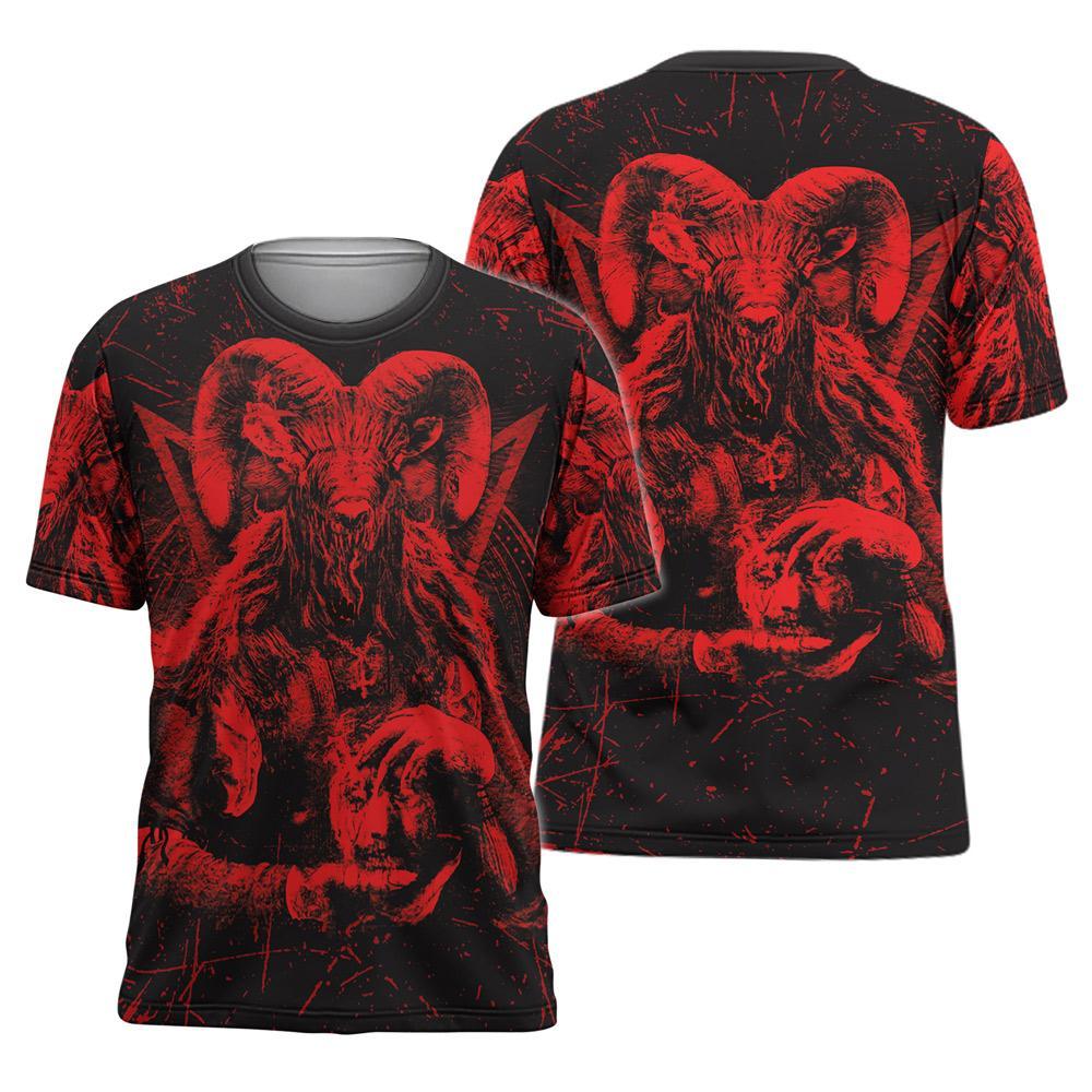 Satanic Rock 3D All Over Printed Shirt Hoodie MP857-Apparel-MP-Hoodie-S-Vibe Cosy™