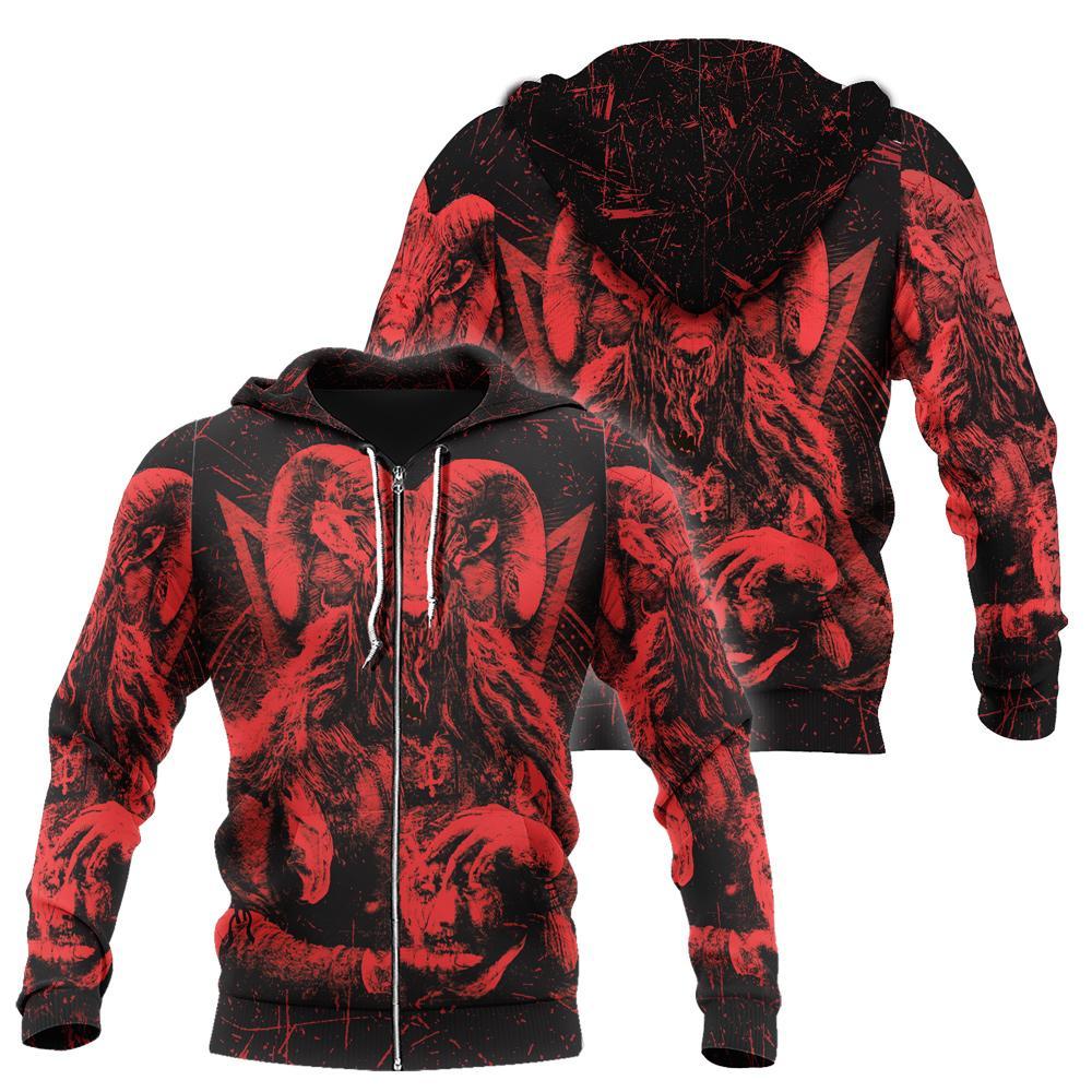 Satanic Rock 3D All Over Printed Shirt Hoodie MP857-Apparel-MP-Hoodie-S-Vibe Cosy™
