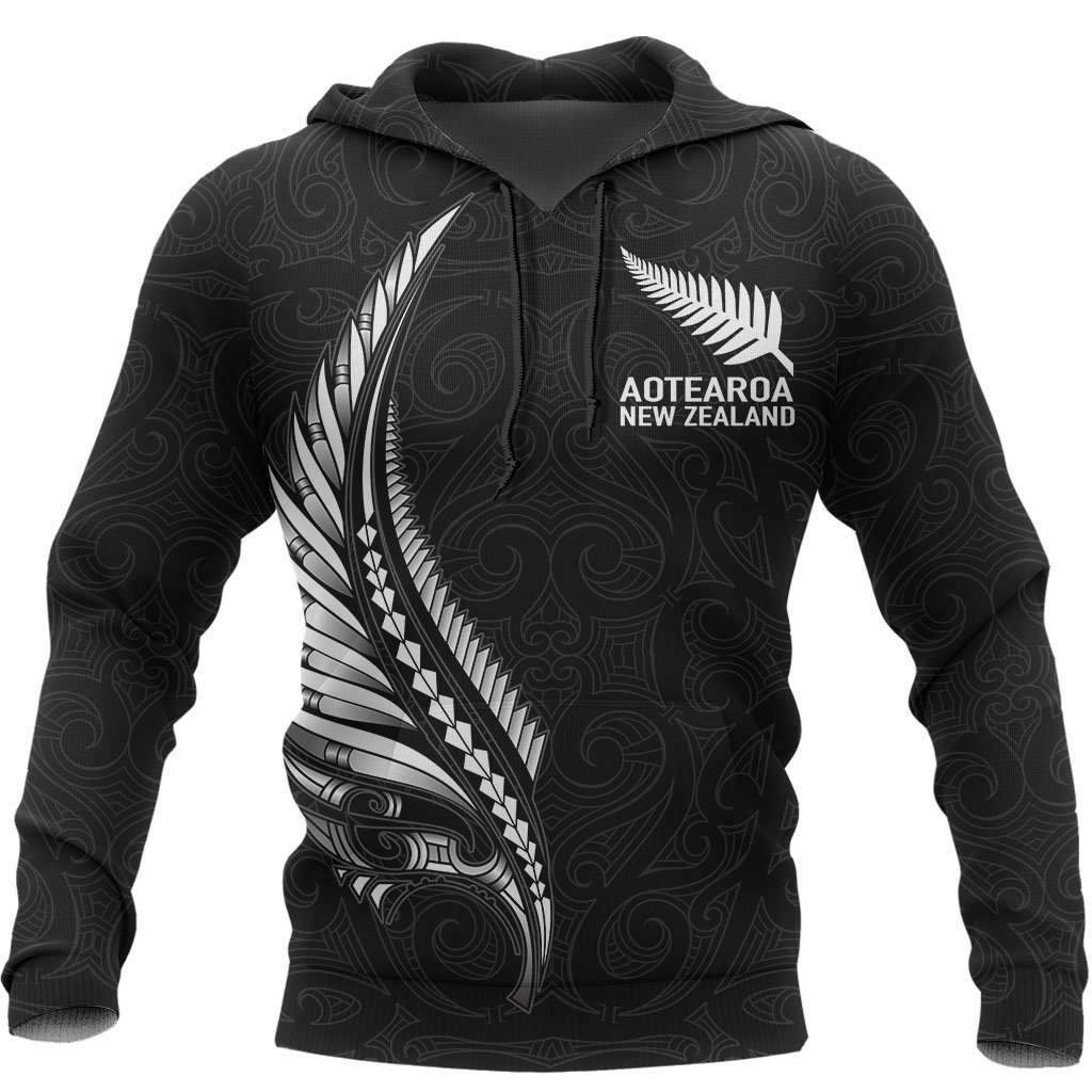 Aotearoa New Zealand - Maori Fern Tattoo Hoodie HC0901-Apparel-Huyencass-Hoodie-8XL-Vibe Cosy™