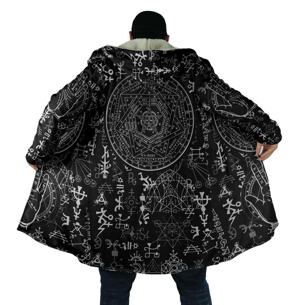 Occult Satan Hooded Coat MP852-Apparel-MP-Coat-S-Vibe Cosy™