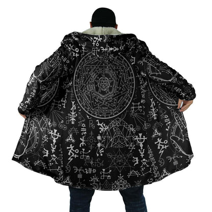 Occult Satan Hooded Coat MP852-Apparel-MP-Coat-S-Vibe Cosy™