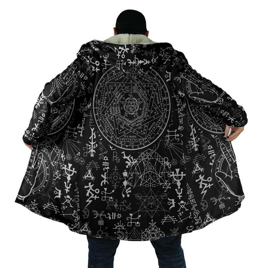 Occult Satan Hooded Coat MP852-Apparel-MP-Coat-S-Vibe Cosy™