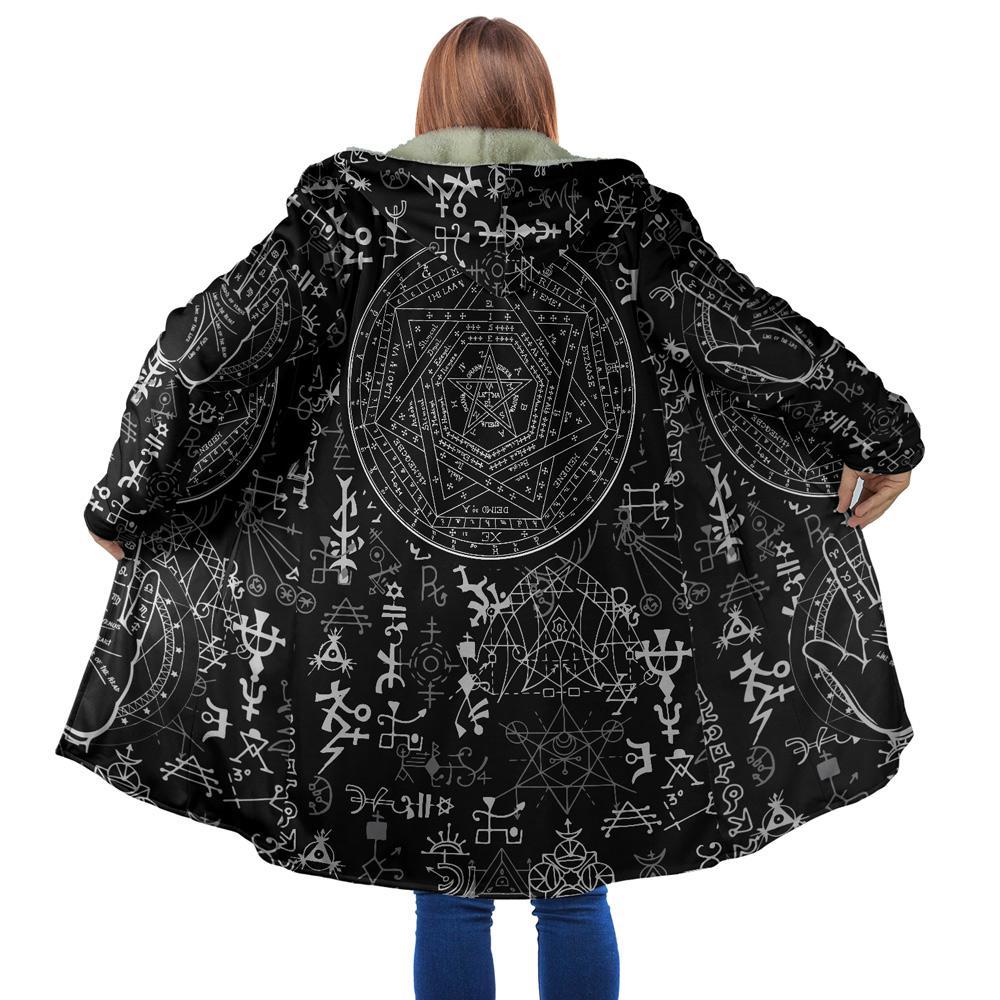 Occult Satan Hooded Coat MP852-Apparel-MP-Coat-S-Vibe Cosy™