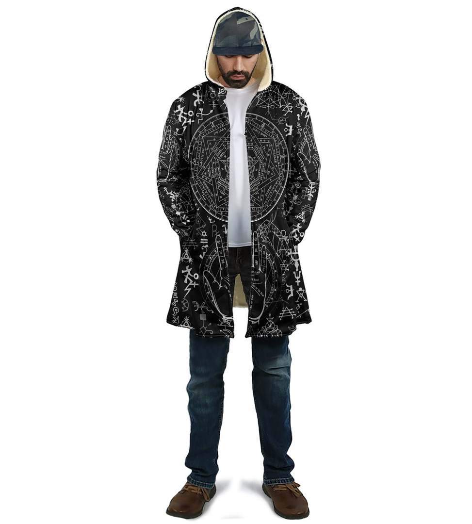 Occult Satan Hooded Coat MP852-Apparel-MP-Coat-S-Vibe Cosy™