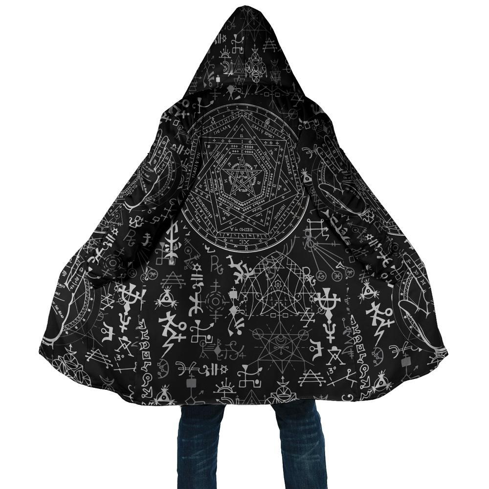 Occult Satan Hooded Coat MP852-Apparel-MP-Coat-S-Vibe Cosy™