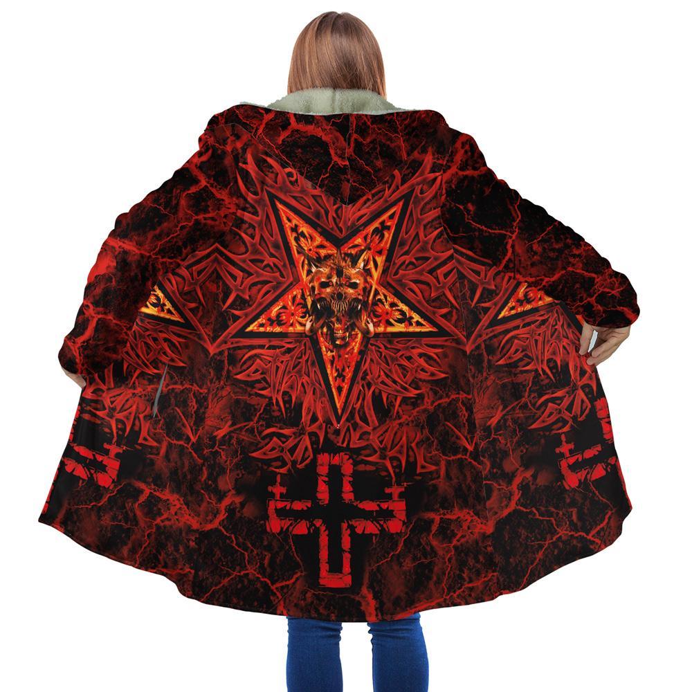 Satabuc Tribal Hooded Coat MP858-Apparel-MP-Coat-S-Vibe Cosy™