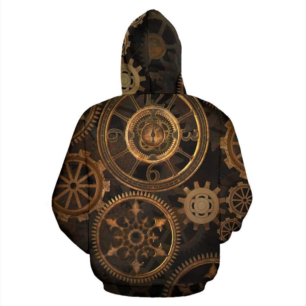 Steampunk Gears Hoodies HG3181-Apparel-HG-Hoodie-S-Vibe Cosy™