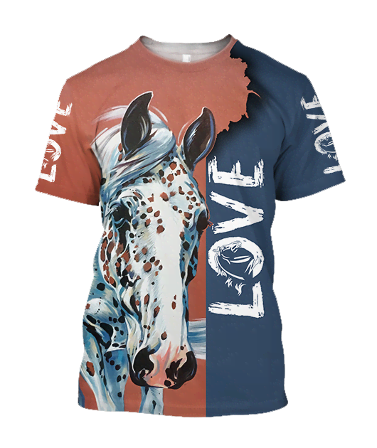 Appaloosa Horse 3D All Over Printed Shirt for Men and Women JJ1614-Apparel-MP-T-Shirt-S-Vibe Cosy™