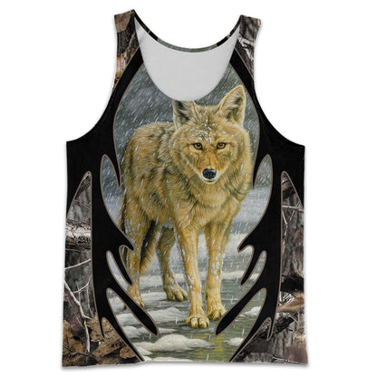 Coyote Hunting 3D All Over Printed Shirts for Men and Women MP881-Apparel-MP-Hoodie-S-Vibe Cosy™
