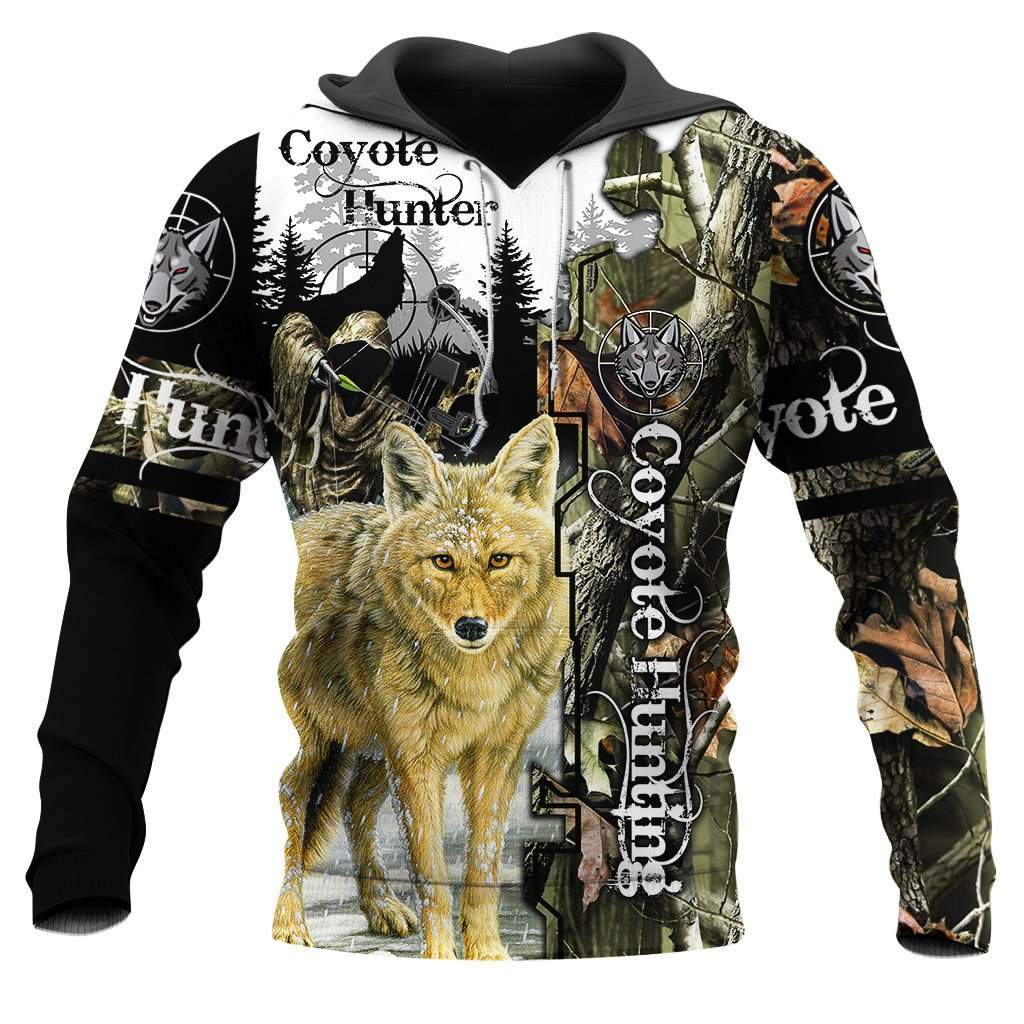 Coyote Hunting 3D All Over Printed Shirts for Men and Women MP883-Apparel-MP-Hoodie-S-Vibe Cosy™