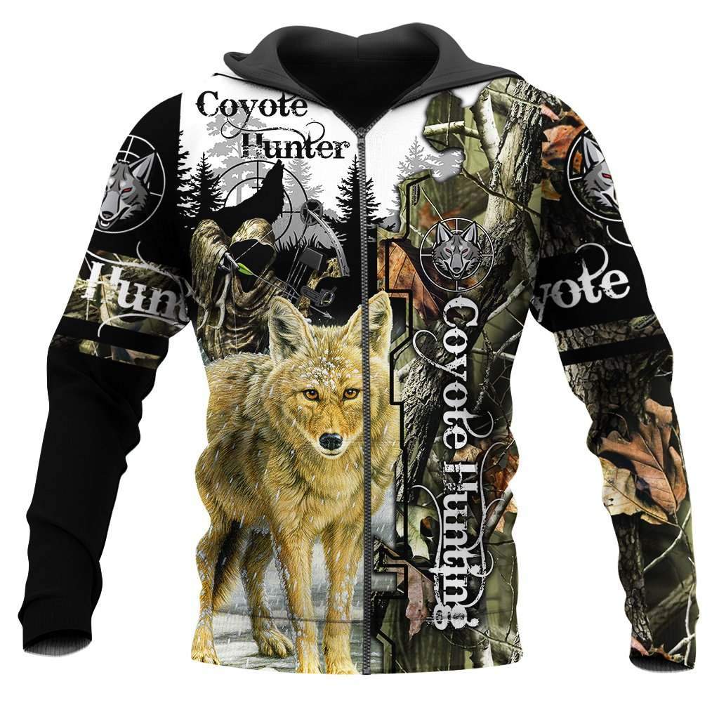 Coyote Hunting 3D All Over Printed Shirts for Men and Women MP883-Apparel-MP-Hoodie-S-Vibe Cosy™