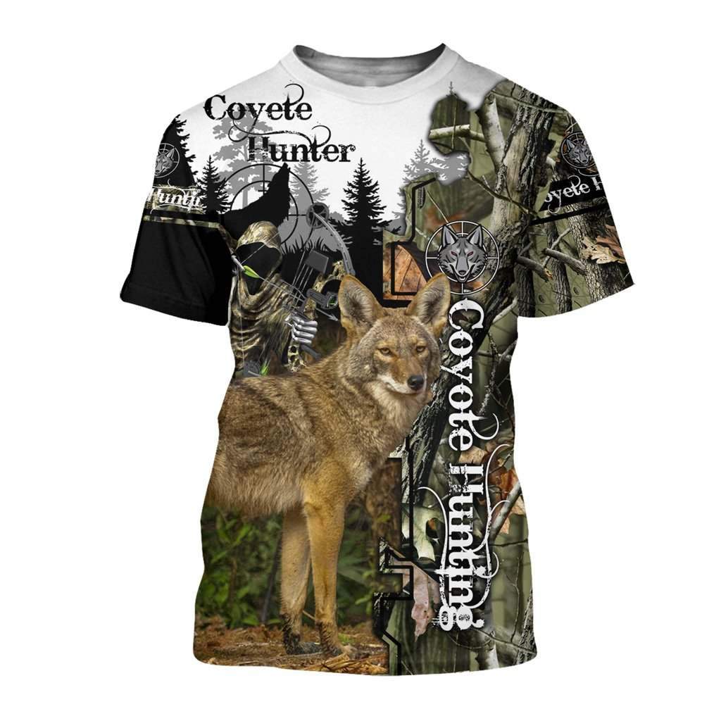 Coyote Hunting 3D All Over Printed Shirts for Men and Women MP882-Apparel-MP-Hoodie-S-Vibe Cosy™