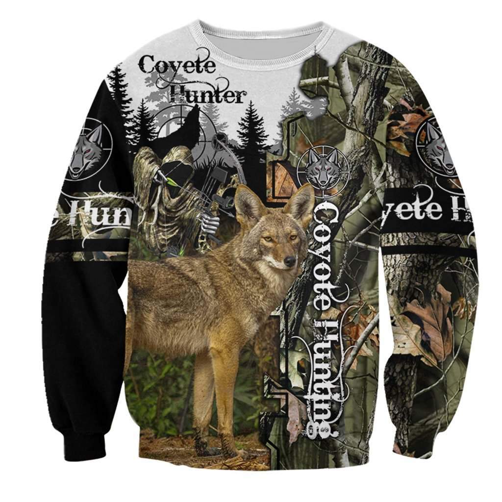 Coyote Hunting 3D All Over Printed Shirts for Men and Women MP882-Apparel-MP-Hoodie-S-Vibe Cosy™