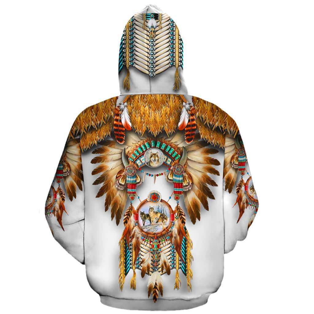 NATIVE AMERICAN 3D OVER PRINTED HOODIE SWEATER MP887-Apparel-MP-Hoodie-S-Vibe Cosy™
