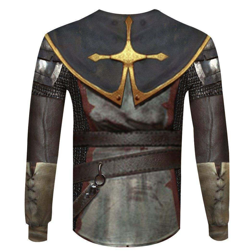 KNIGHT TEMPLAR CHAINMAIL 3D OVER PRINTED HOODIE SWEATER MP886-Apparel-MP-Hoodie-S-Vibe Cosy™