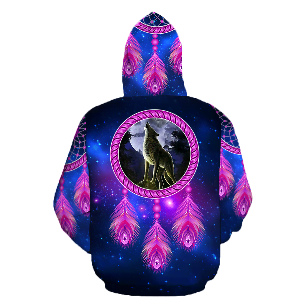 Native Wolf 3D All Over Printed Hoodie MP873-Apparel-MP-Hoodie-S-Vibe Cosy™