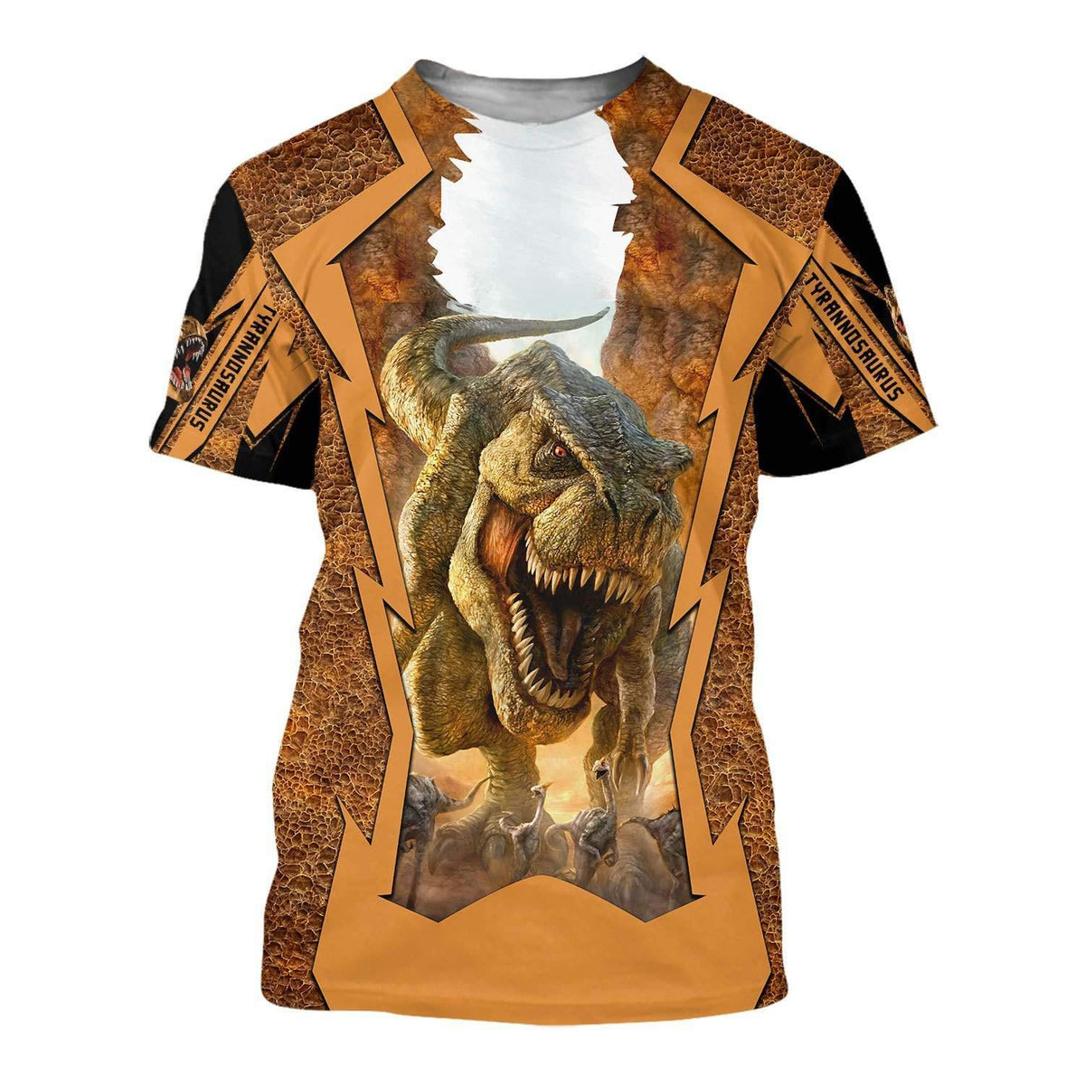 TYRANNOSAURUS 3D ALL OVER PRINTED SHIRTS MP900-Apparel-MP-T shirt-S-Vibe Cosy™