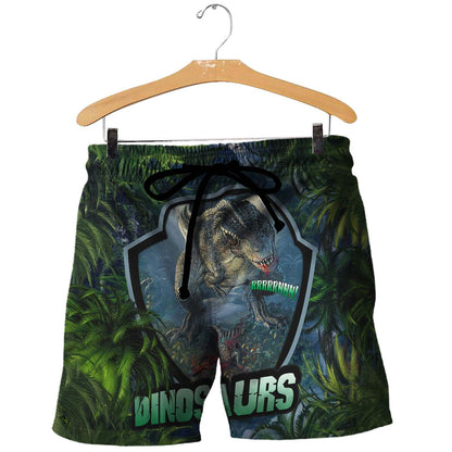 DINOSAURS 3D ALL OVER PRINTED SHIRTS MP903-Apparel-MP-Hoodie-S-Vibe Cosy™