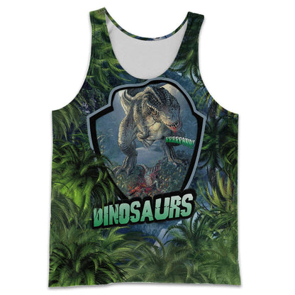 DINOSAURS 3D ALL OVER PRINTED SHIRTS MP903-Apparel-MP-Hoodie-S-Vibe Cosy™