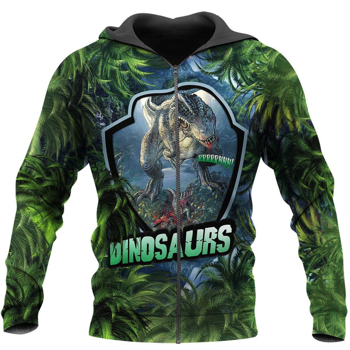 DINOSAURS 3D ALL OVER PRINTED SHIRTS MP903-Apparel-MP-Hoodie-S-Vibe Cosy™