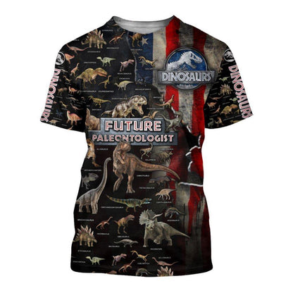 DINOSAUR COLLECTION 3D ALL OVER PRINTED SHIRTS MP908-Apparel-MP-Hoodie-S-Vibe Cosy™