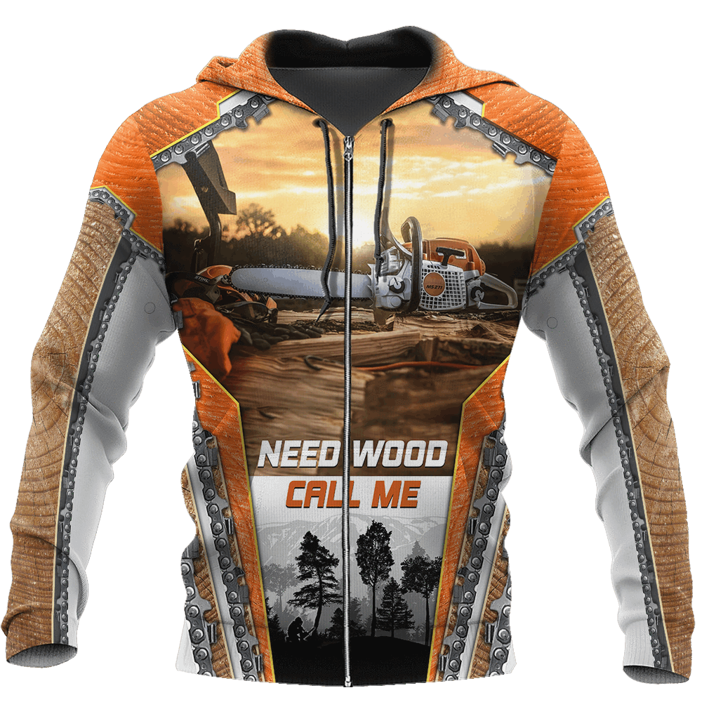 BEAUTIFUL CHAINSAW ART 3D ALL OVER PRINTED SHIRTS AZ281101-Apparel-MP-zip-up hoodie-S-Vibe Cosy™