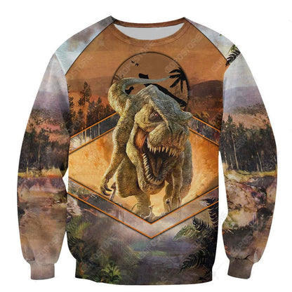 COOL DINOSAURS 3D ALL OVER PRINTED HOODIE MP910-Apparel-MP-sweatshirt-S-Vibe Cosy™