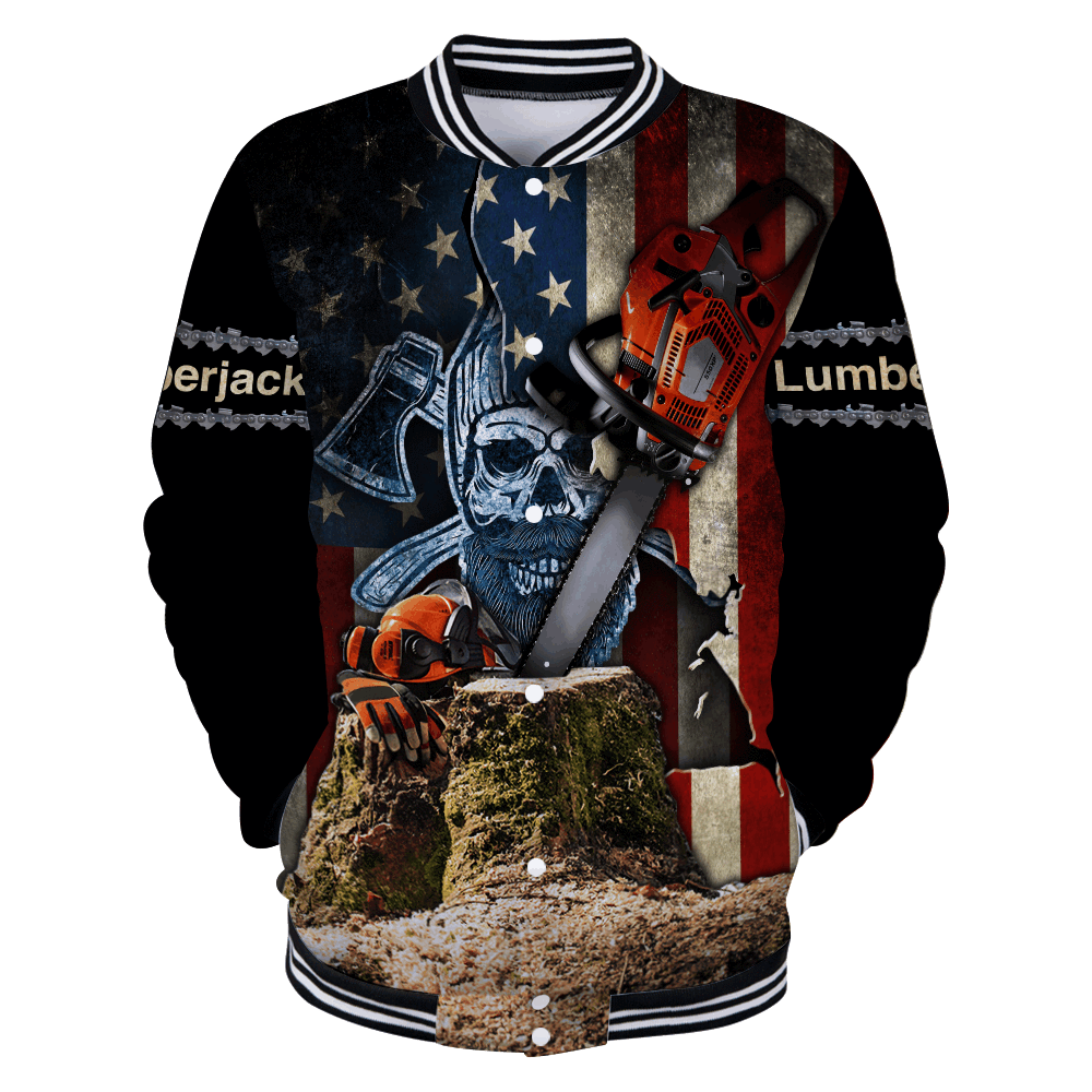 Beautiful Chainsaw Art 3D All Over Printed Shirts Pi281101-Apparel-MP-Baseball Jacket-S-Vibe Cosy™