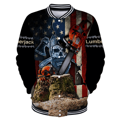 Beautiful Chainsaw Art 3D All Over Printed Shirts Pi281101-Apparel-MP-Baseball Jacket-S-Vibe Cosy™